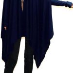Vivicastle Women's USA Loose Bat Wing Dolman Poncho Tunic Dress Top